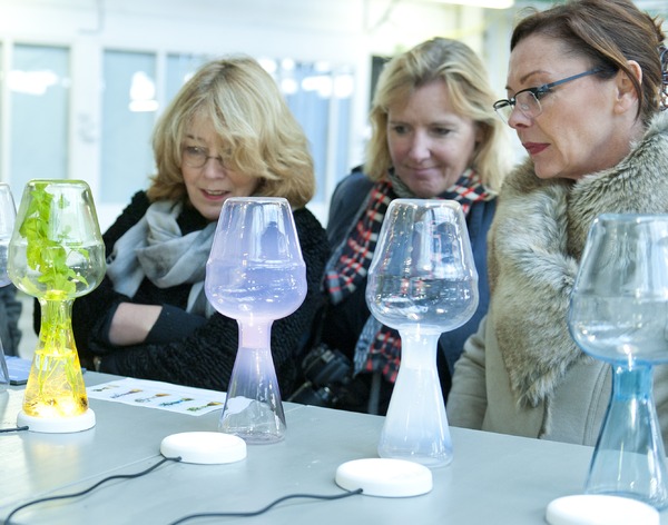 Presentatie Glasmuseum Leerdam tijdens de Dutch Design Week, foto Lizzy Kallisvaart
